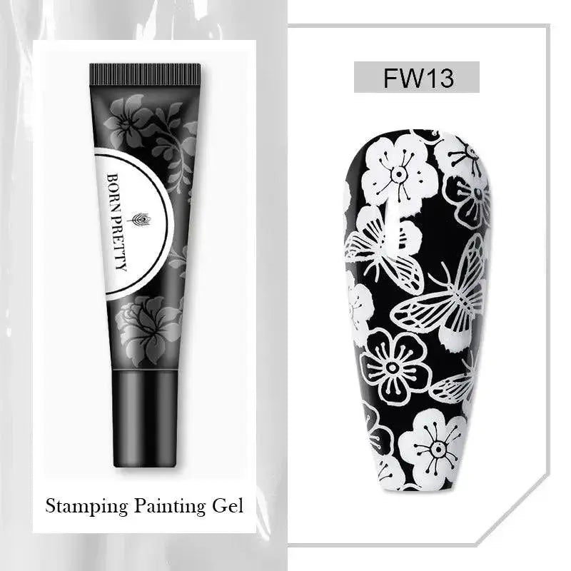 Born Pretty Stamping Gel Polish Nail Art Printing Varnish