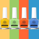 Stamping Nail Art Polish Set: Creative DIY Kit Gold Silver