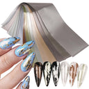 Starry Metal Gold Silver Nail Foils Elevate Your Manicure