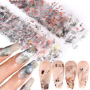 Starry Metal Gold Silver Nail Foils Elevate Your Manicure