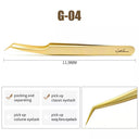 Static-Resistant Eyelash Extension Tweezers Set Precision Tools