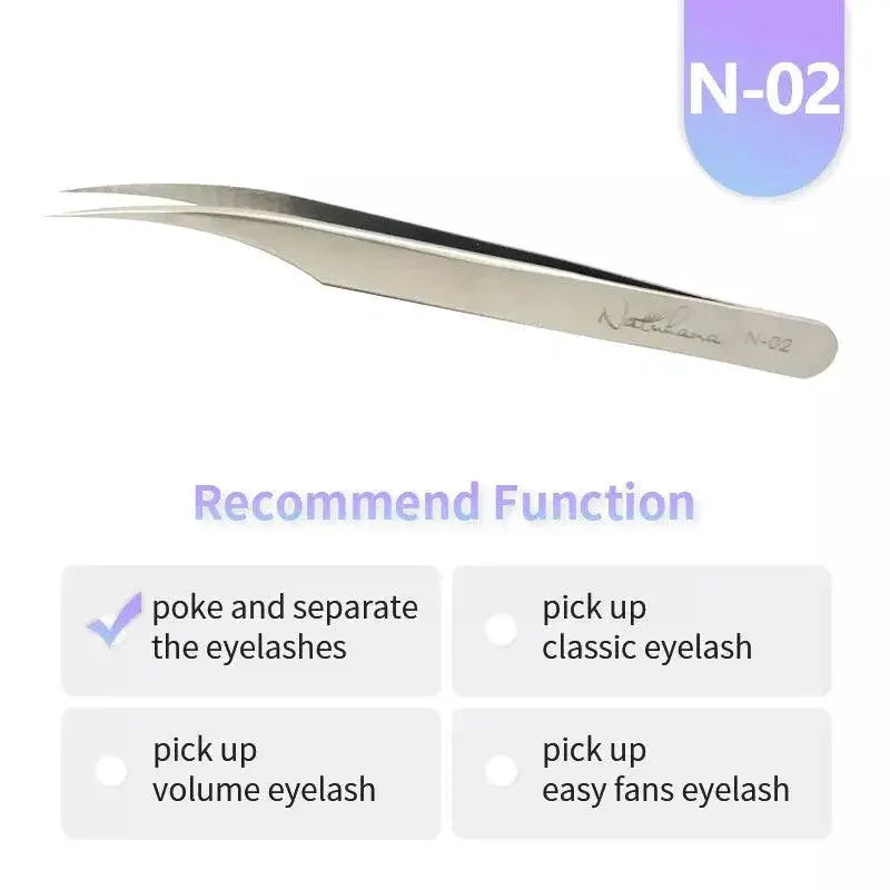 Static-Resistant Lash Tweezers for Pros — RN-03