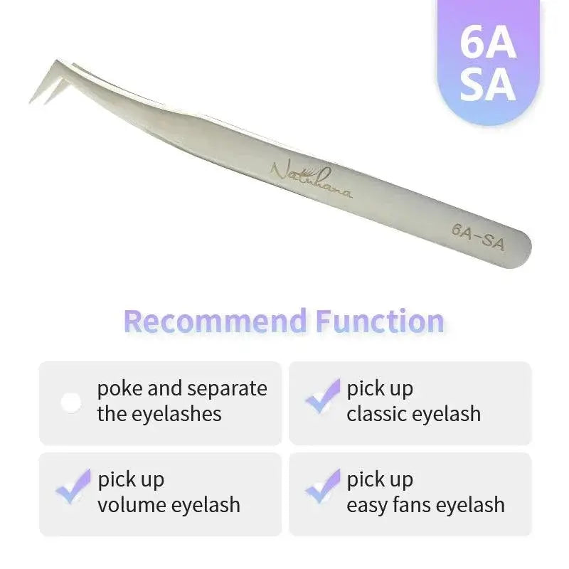 Static-Resistant Lash Tweezers for Pros — G-01
