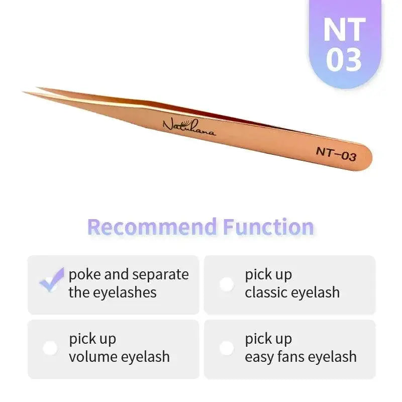 Static-Resistant Lash Tweezers for Pros — ST-15