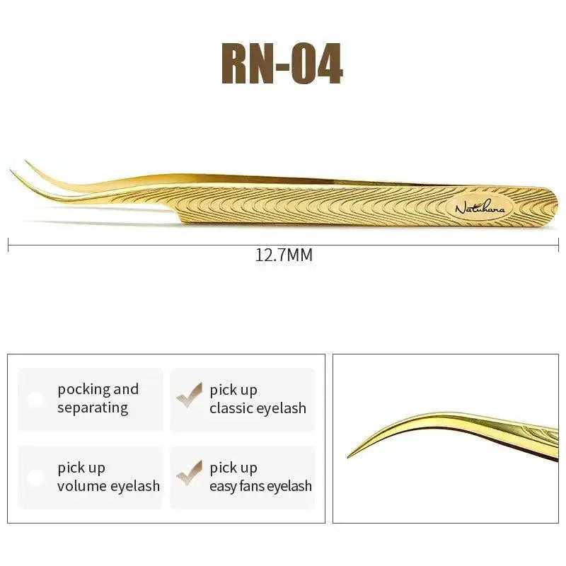Static-Resistant Lash Tweezers for Pros — RN-02
