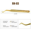 Static-Resistant Eyelash Extension Tweezers Set Precision Tools