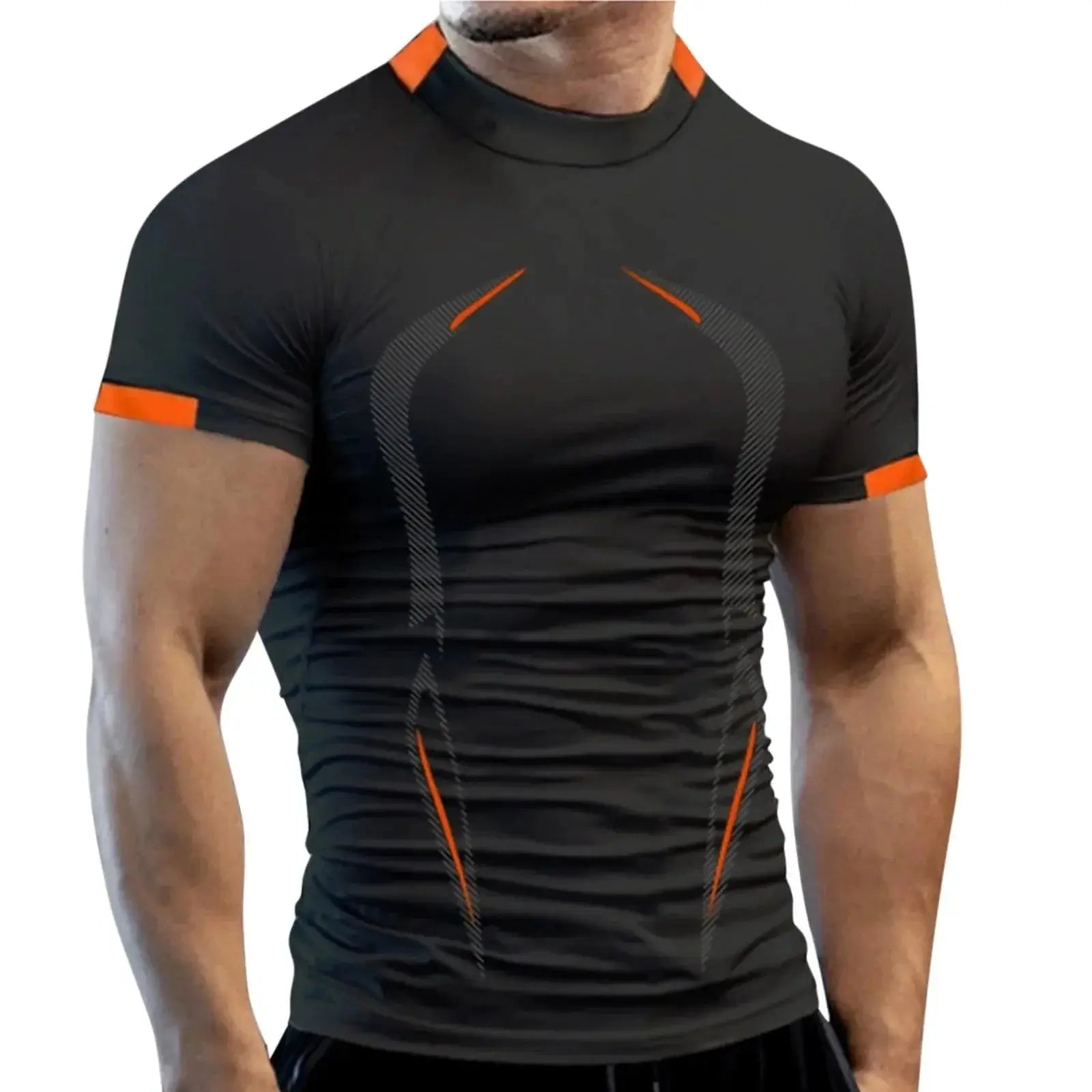 Men Quick Dry Gym Tee For Athletes Stay Cool And Stylish