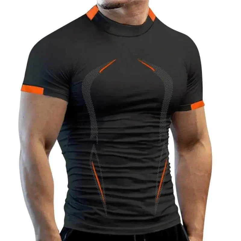 Men Quick Dry Gym Tee For Athletes Stay Cool And Stylish