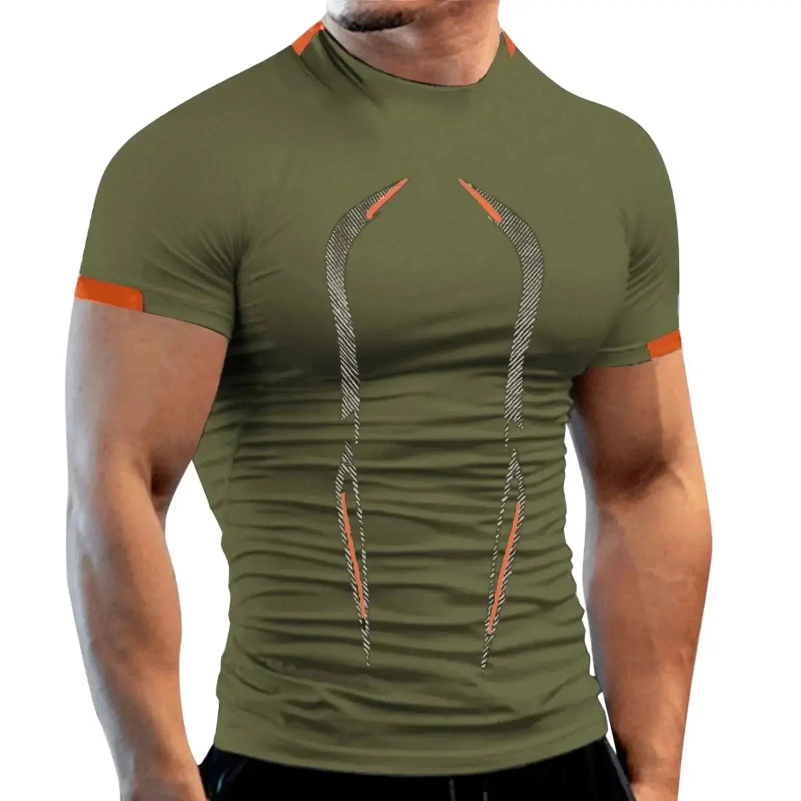 Men Quick Dry Gym Tee For Athletes Stay Cool And Stylish