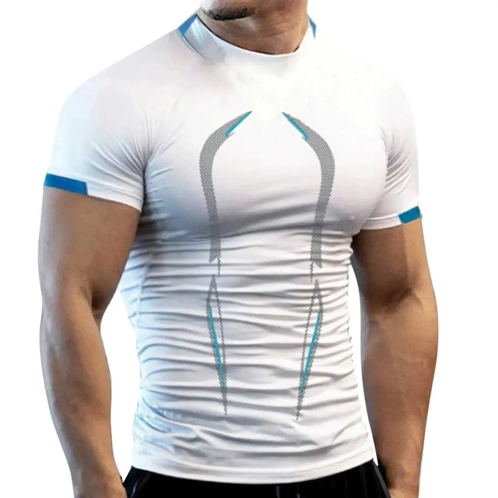 Men Quick Dry Gym Tee For Athletes Stay Cool And Stylish