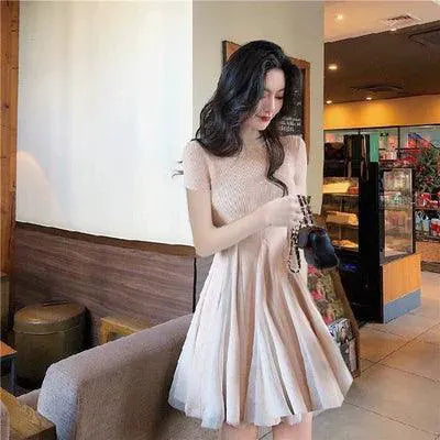 Stay Stylish Fleece - Lined Shiny Mesh Dress for Fashionistas