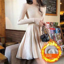 Fleece-Lined Dress for Winter Fashionistas