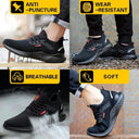 All Day Comfort Steel Toe Shoes for Work