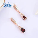 Day To Night Garnet Earrings For Her