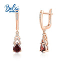Day To Night Garnet Earrings For Her