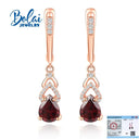 Day To Night Garnet Earrings For Her