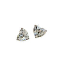Elegant Heart Stud Earrings for Weddings