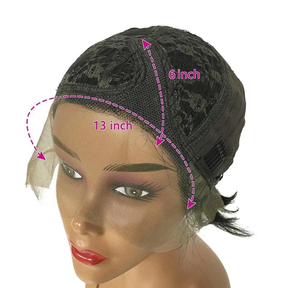 Straight Pixie Cut Wig Premium Brazilian Human Hair Chic