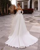Bridal Gown for Bride with Corset Back