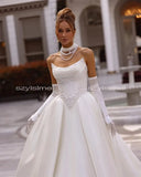 Bridal Gown for Bride with Corset Back