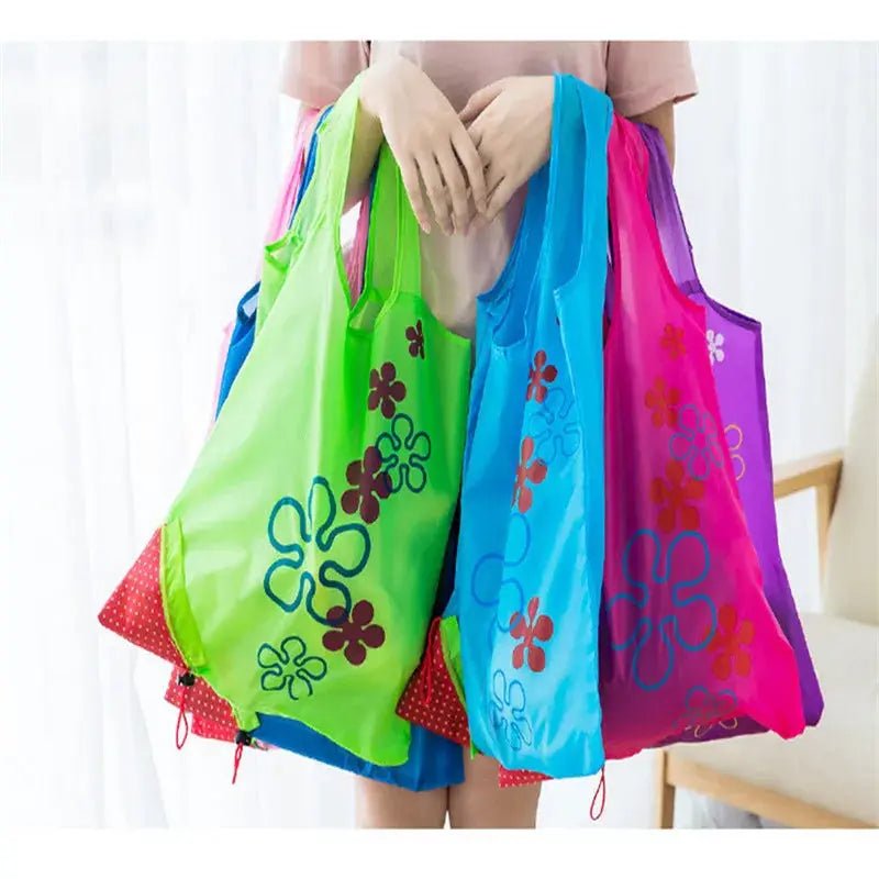 Strawberry Eco Friendly Foldable Lightweight Shopping Bag Reusable Tote