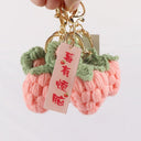 Strawberry Trouble Hand-Woven Wool Without Pendant Yarn