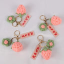 Strawberry Trouble Hand-Woven Wool Without Pendant Yarn