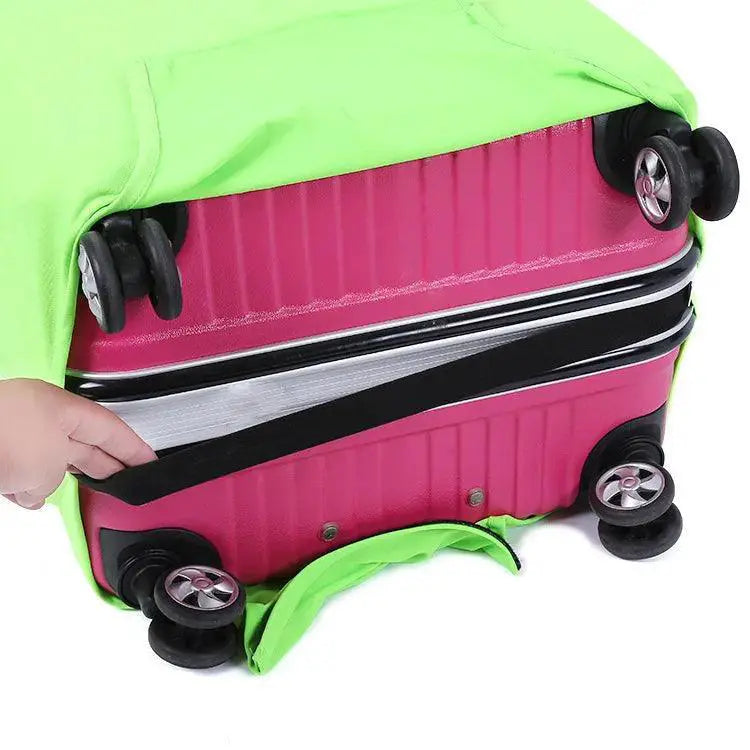 Stretch Fabric Luggage Cover Travel Dust Protector Organizer
