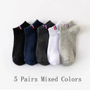 Breathable Men's Boat Socks For Everyday