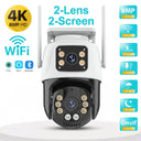 Smart Outdoor Camera 4K 8MP 360 Degree AI Tracking