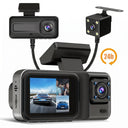 Smart 3 Channel Dash Cam for Cars 1080P Footage HD