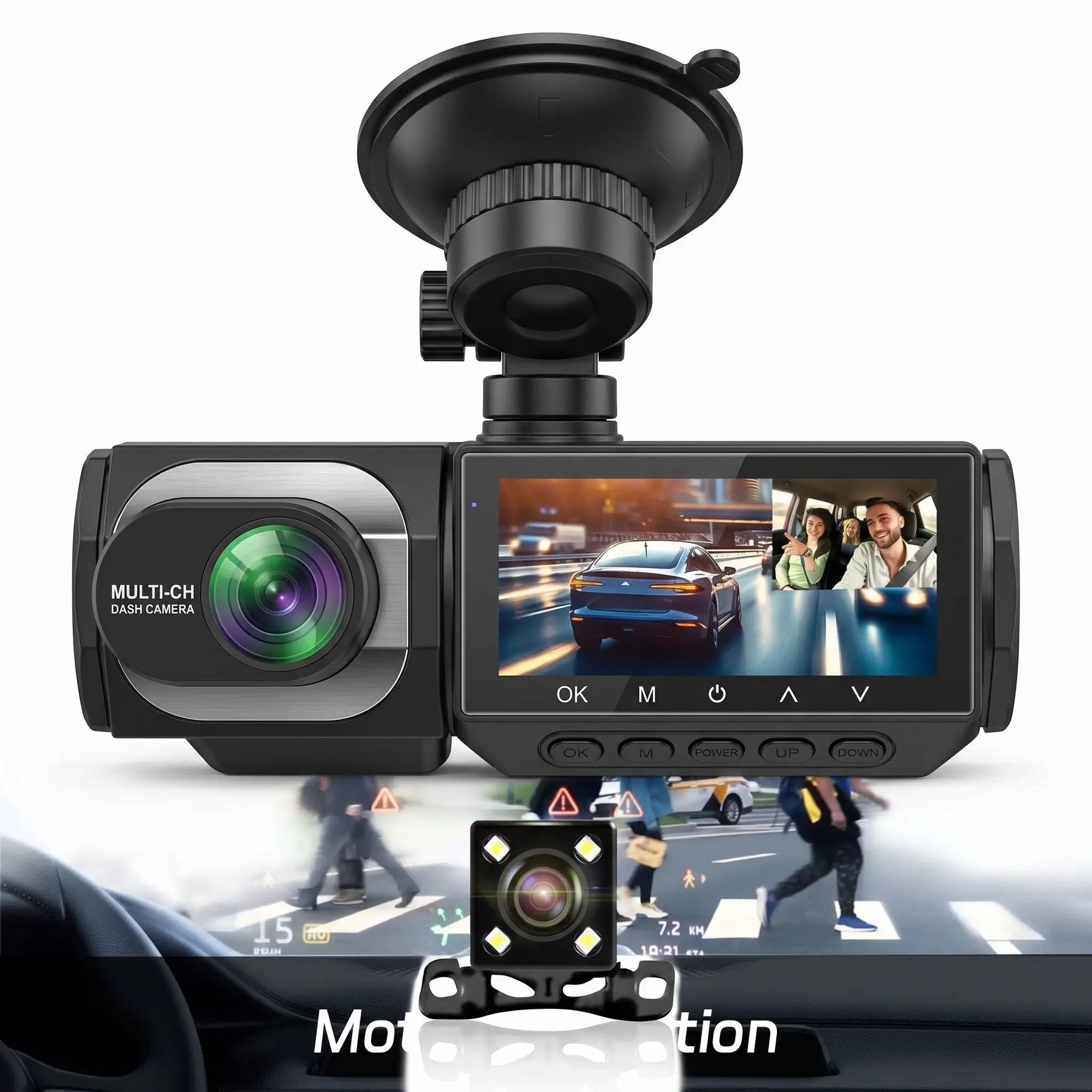 Clear Night Vision Dash Cam for Fleet with Parking - stepyours.com