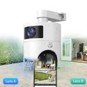 4K Dual Lens Security Camera for Homes