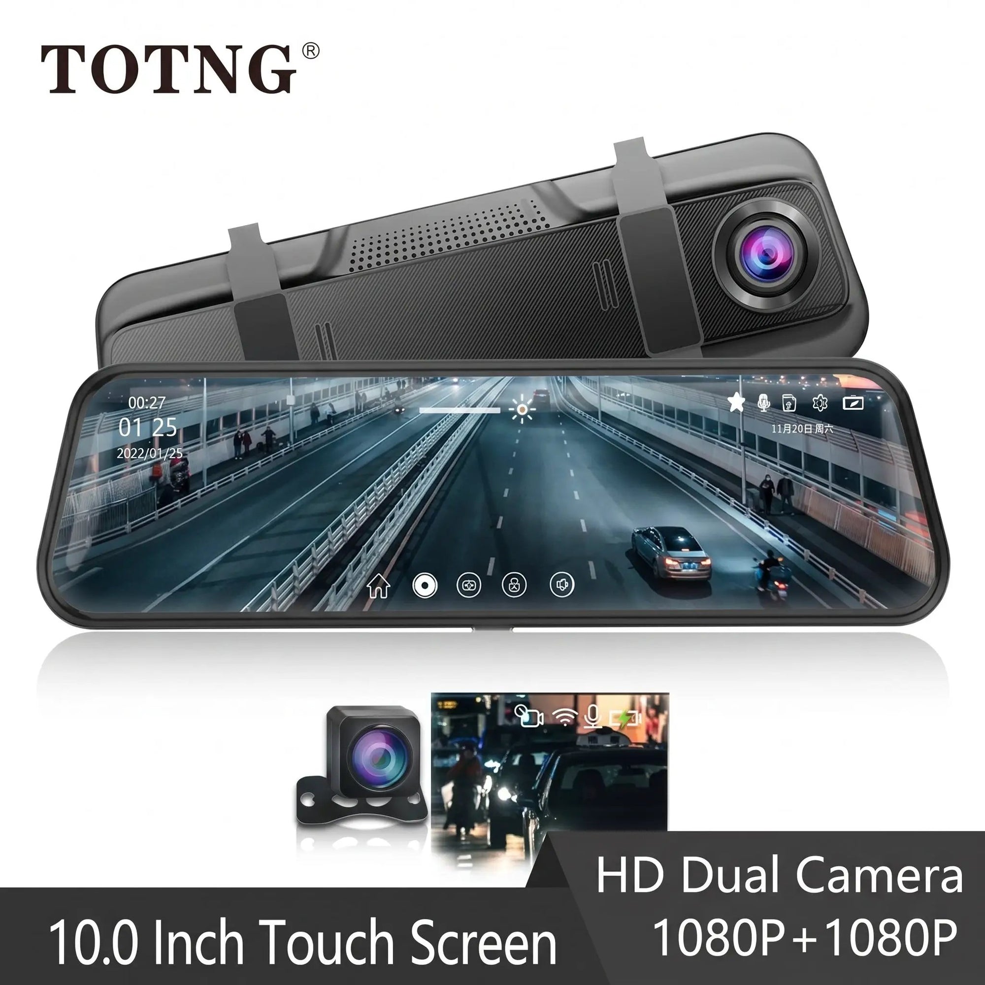Safer Driving Car Dash Cam With Front And Rear Cam - stepyours.com