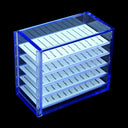 Stylish 5-Tier Acrylic Eyelashes Organizer Red Blue White