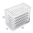 Stylish 5-Tier Acrylic Eyelashes Organizer Red Blue White