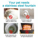 Stylish Automatic Stainless Steel Cat Fountain Dispenser