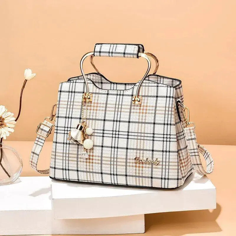 Faux Leather Crossbody Bag Chic Functional Purse For Women