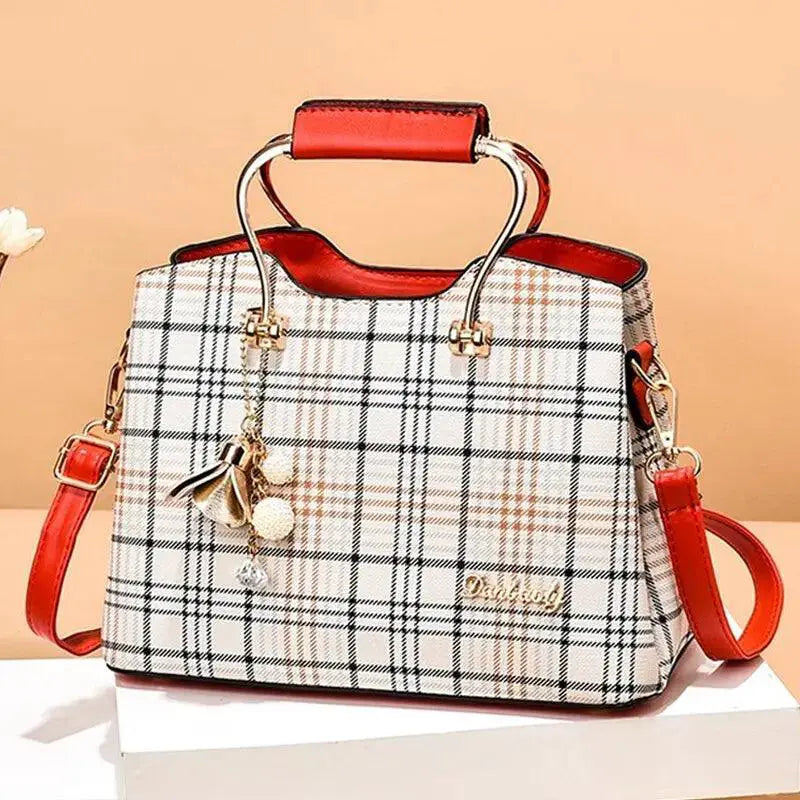 Faux Leather Crossbody Bag Chic Functional Purse For Women