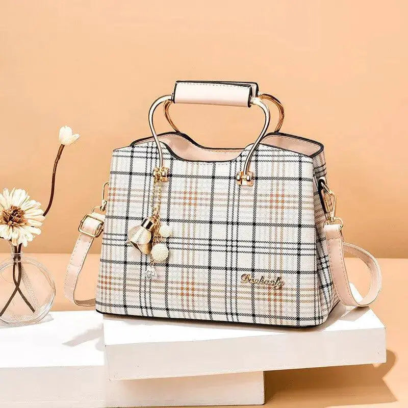 Faux Leather Crossbody Bag Chic Functional Purse For Women