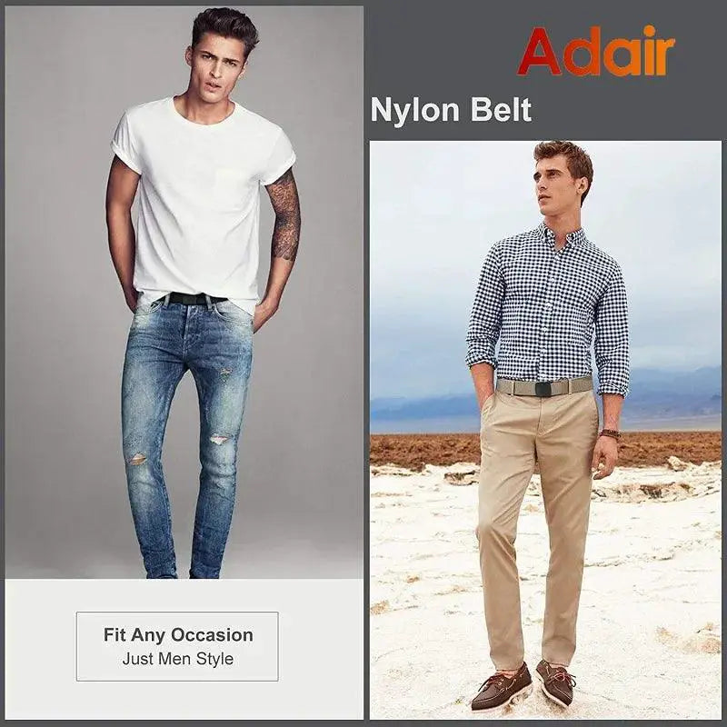 Stylish Nylon Military Belt for Men Casual Army Waist Strap