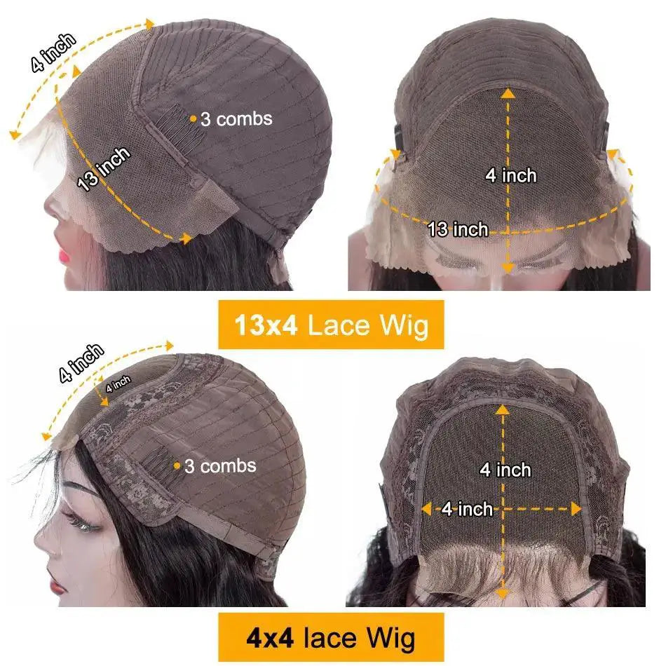 Ossilee Lace Front Bob Wig Short Straight Pixie Style