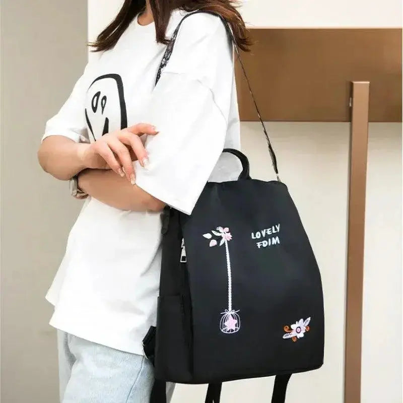 Stylish Oxford Womens Waterproof Backpack Large Capacity