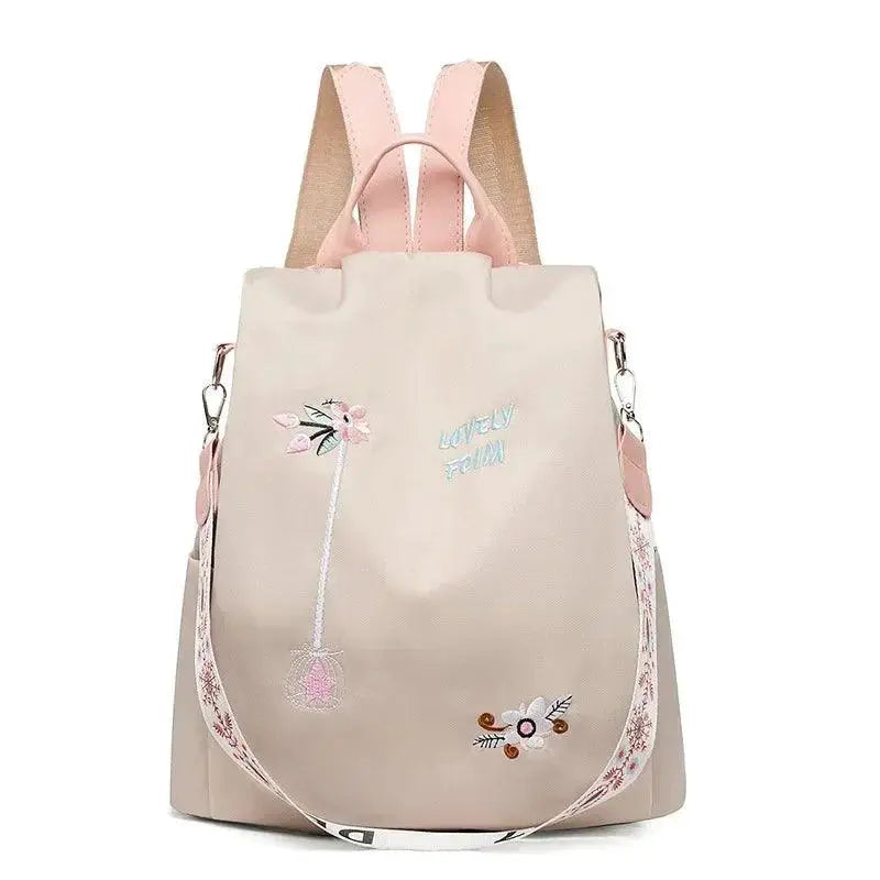 Stylish Oxford Womens Waterproof Backpack Large Capacity