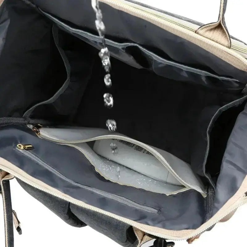 Stylish USB Diaper Bag Backpack With Large Capacity