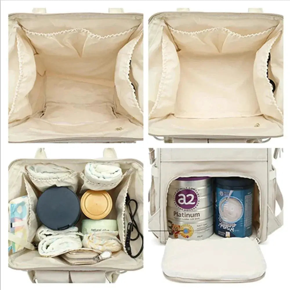 Stylish Waterproof Baby Diaper Backpack Mummy Bag Essentials