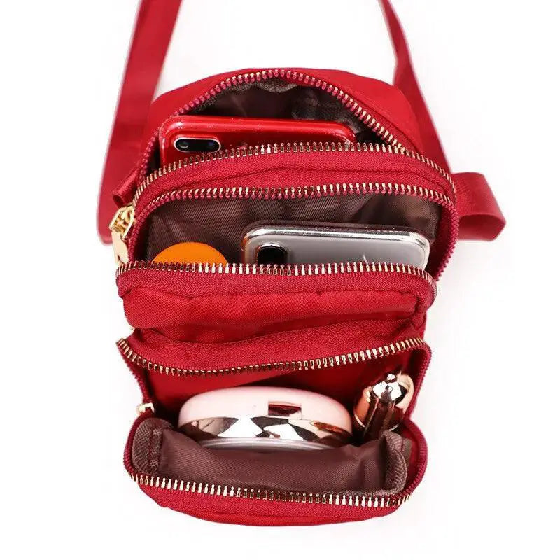 Stylish Waterproof Crossbody Bag With Zipper For Women