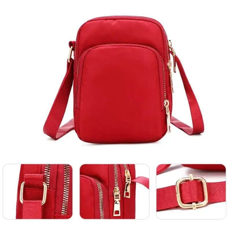 Stylish Waterproof Crossbody Bag With Zipper For Women