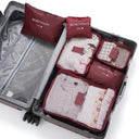 Stylish Waterproof Travel Organizer Cube Set for Easy Packing