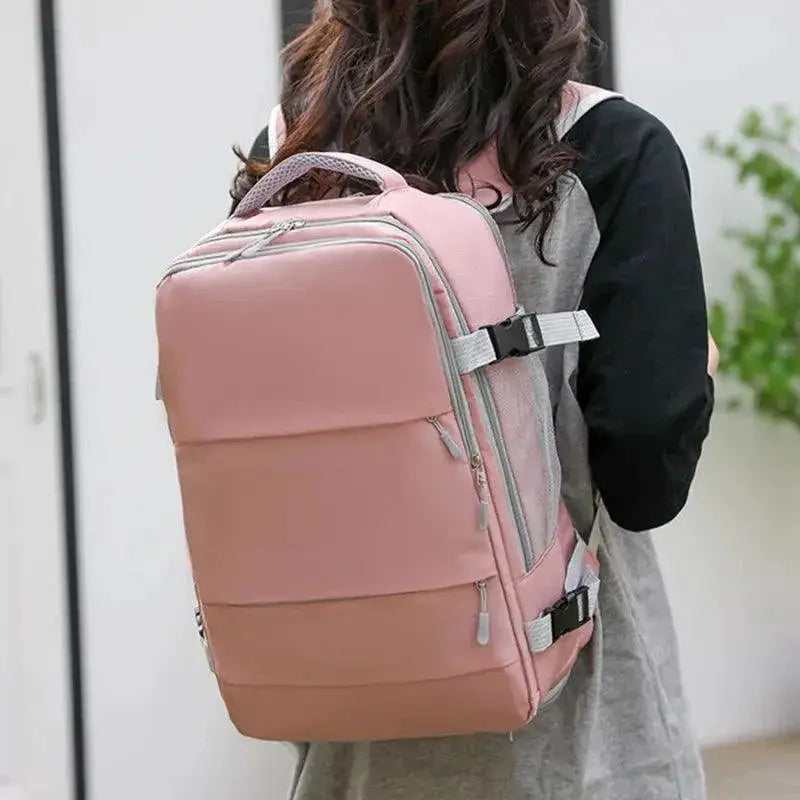 Stylish Waterproof Womens Travel Backpack With USB Charging